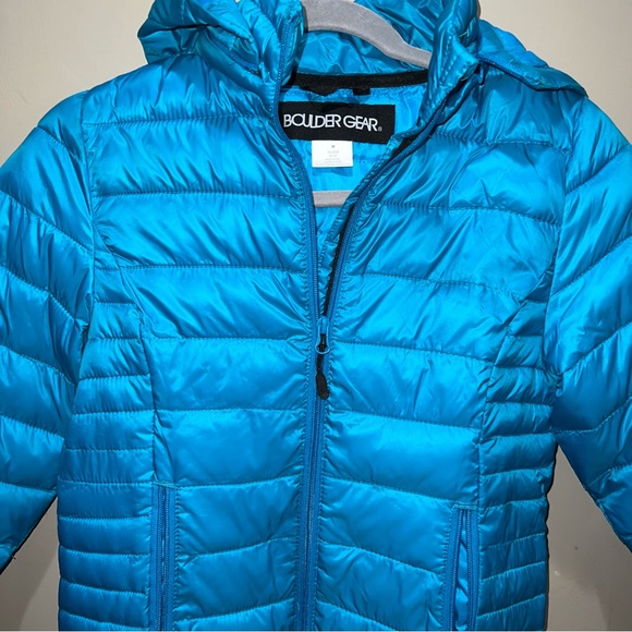 Boulder Gear Hooded Puffer Winter Jacket Size M Kids - Picture 2 of 6